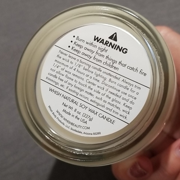 💕WHISH💕 Natural Soy Wax Candle ~ Harvest Apple NWT - Picture 11 of 11